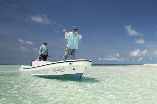 Double Haul From Bow Of A Panga. 