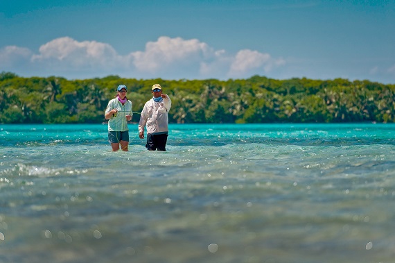 Fishing The Salty Flats. 